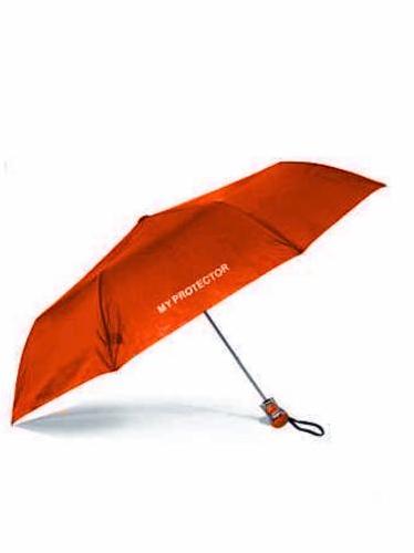 Umbrella - with caption My protector Manual fold